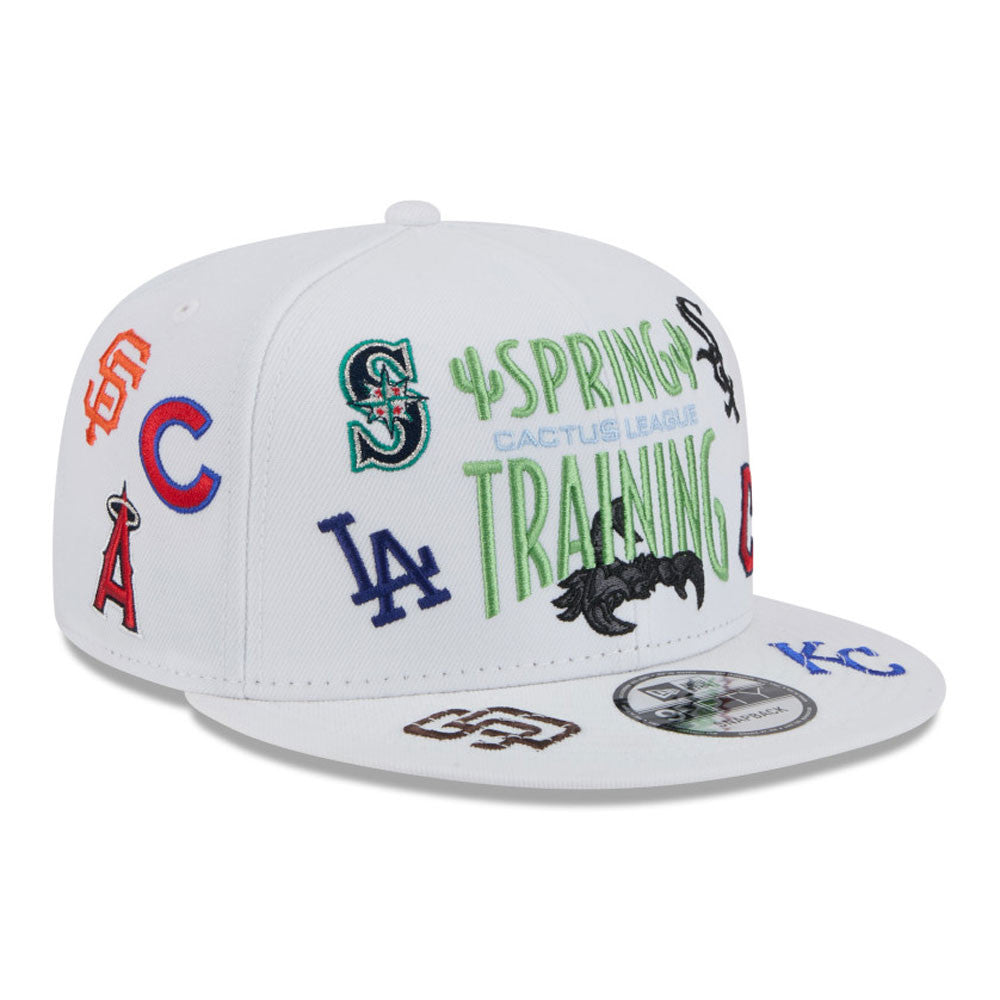 Spring Training Chicago Cubs Cactus League Scatter New Era 9FIFTY Snapback Hat product image 1, provided for visual