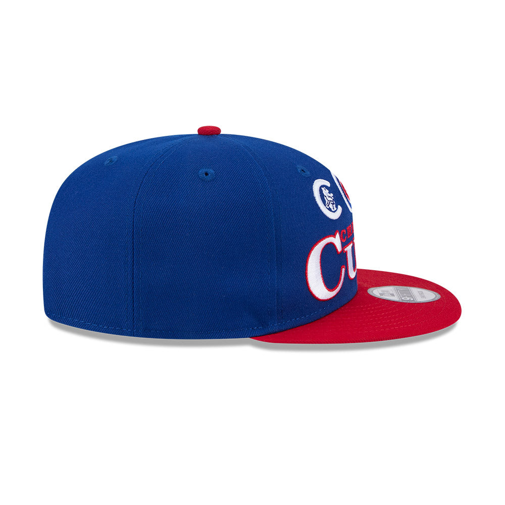 Chicago Cubs New Era Archive Royal 9FIFTY Snapback Hat product image 4, provided for visual reference and product detail