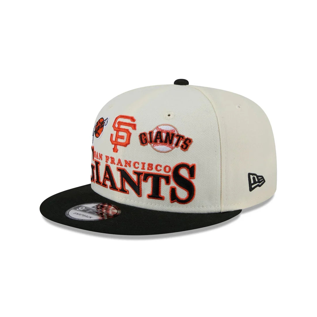 New Era San Francisco Giants Multi Logo Archive 9FIFTY Snapback Hat - Cream product image 2, provided for visual reference