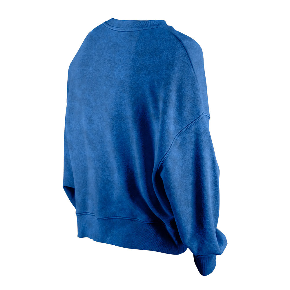 Chicago Cubs New Era Women Royal Crew Neck Sweatshirt product image 4, provided for visual reference and product detail