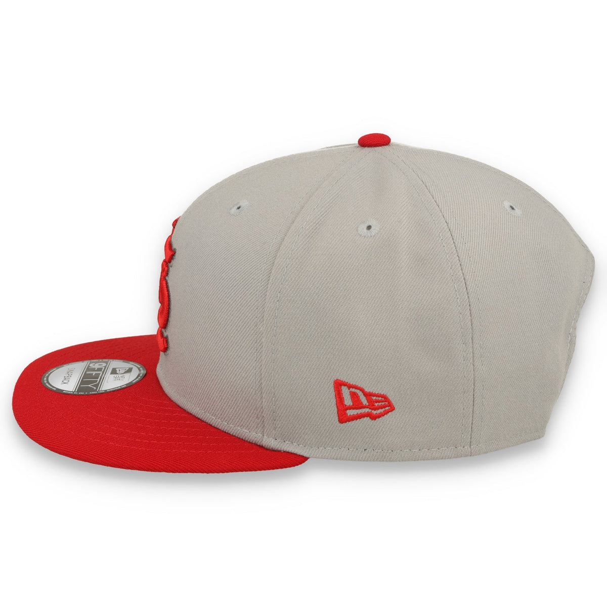 New Era St. Louis Cardinals 2-Tone 9FIFTY Snapback Hat-Grey/Red product image 4, provided for visual reference and product