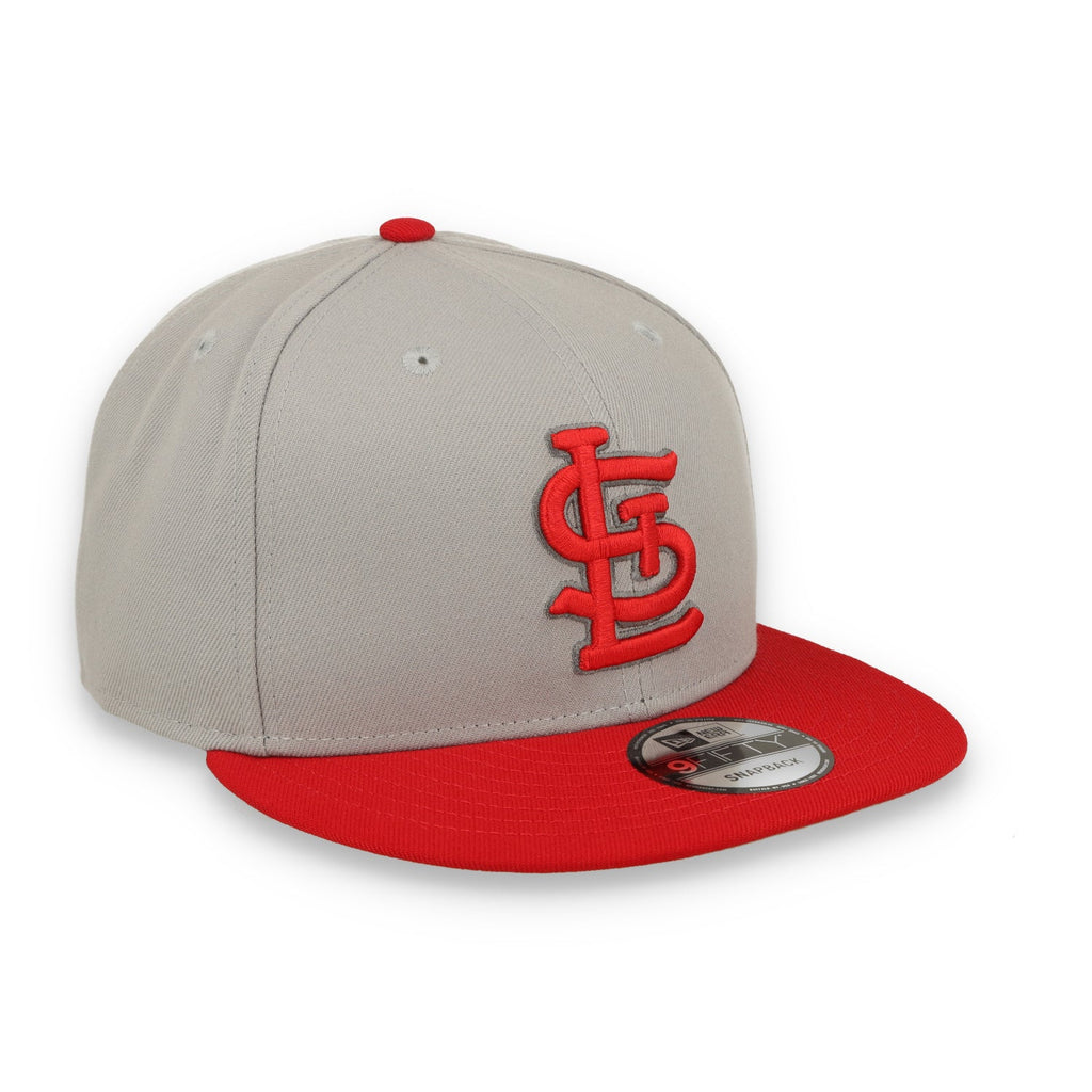 New Era St. Louis Cardinals 2-Tone 9FIFTY Snapback Hat-Grey/Red product image 1, provided for visual reference and product