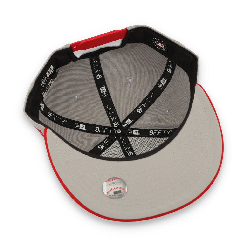 New Era St. Louis Cardinals 2-Tone 9FIFTY Snapback Hat-Grey/Red product image 7, provided for visual reference and product