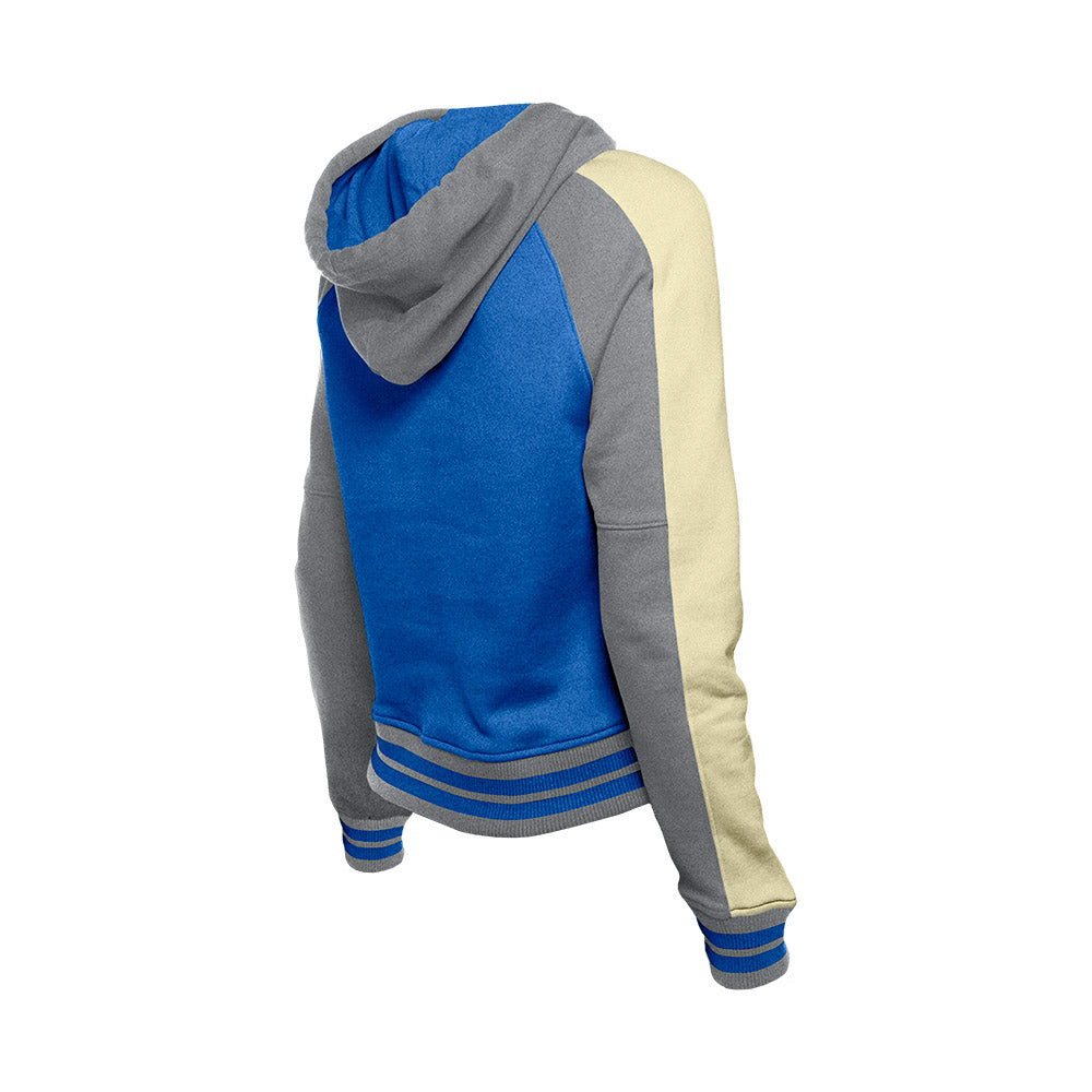 Chicago Cubs New Era Women 1934 Royal Pullover Hoodie product image 4, provided for visual reference and product detail