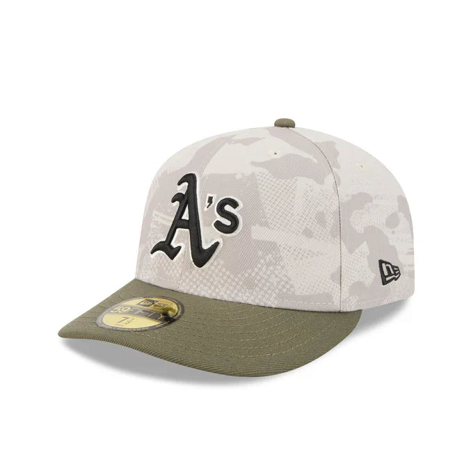 New Era Athletics Armed Force Day 59FIFTY Pre-Curved Fitted Hat product image 2, provided for visual reference and product