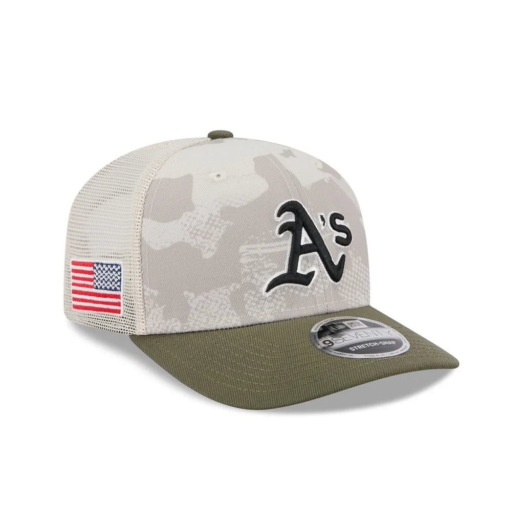 New Era Athletics Armed Force Day 9SEVENTY Stretch-Snap Hat product image 1, provided for visual reference and product