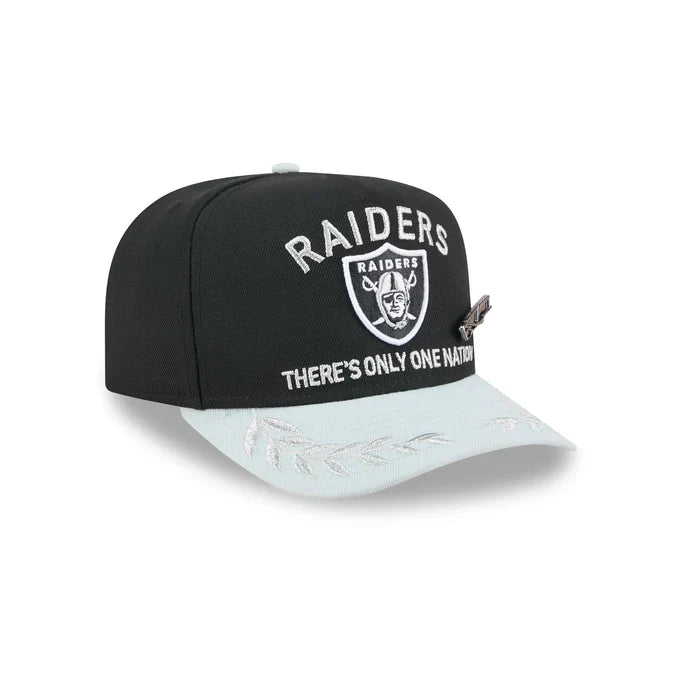New Era Las Vegas Raiders 2025 NFL Draft A-Frame 59FIFTY Fitted Hat product image 2, provided for visual reference and