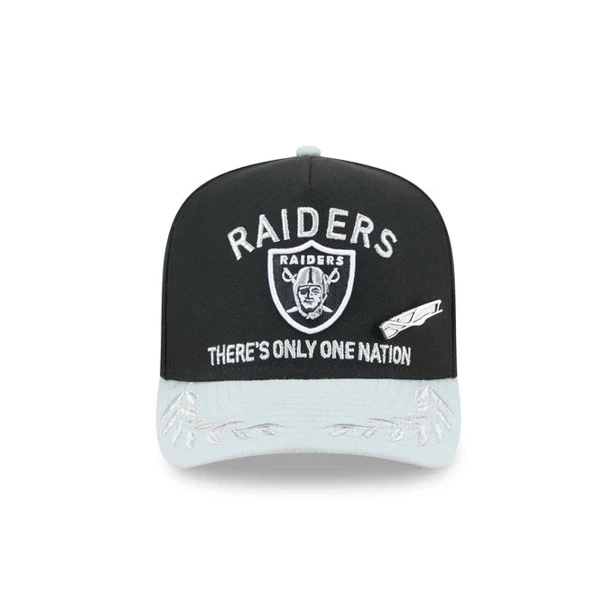 New Era Las Vegas Raiders 2025 NFL Draft A-Frame 59FIFTY Fitted Hat product image 3, provided for visual reference and