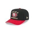 New Era San Francisco 49ers 2025 NFL Draft A-Frame 9FIFTY Snapback Hat-Black product image 1, provided for visual reference