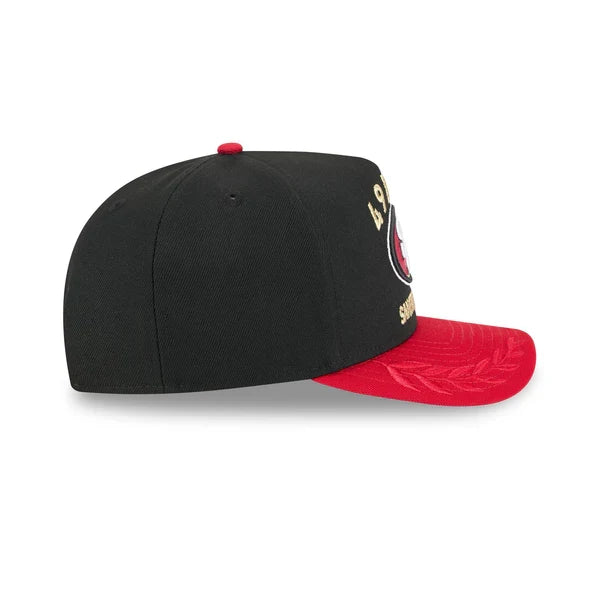 New Era San Francisco 49ers 2025 NFL Draft A-Frame 9FIFTY Snapback Hat-Black product image 5, provided for visual reference