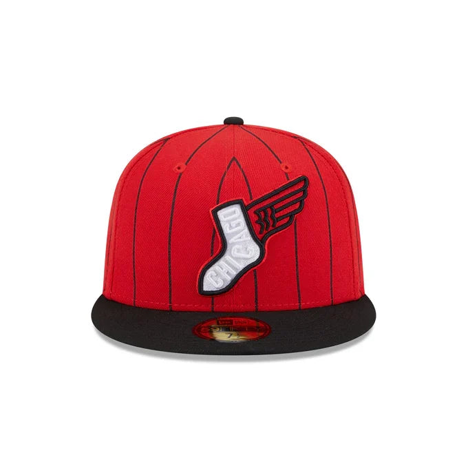 New Era Chicago White Sox City Connect 59FIFTY Fitted Hat-Red product image 3, provided for visual reference and product