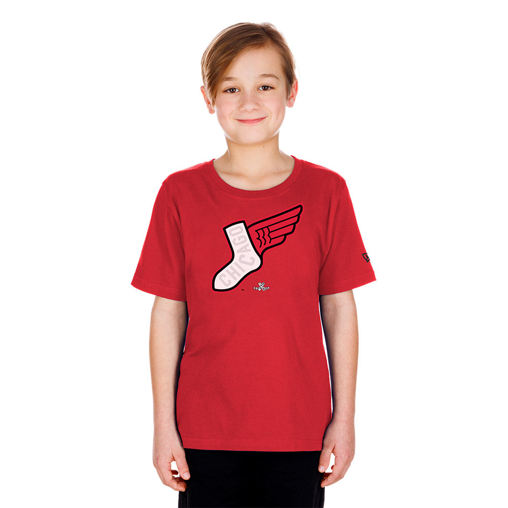 Chicago White Sox New Era Kids 2025 City Connect T-Shirt product image 1, provided for visual reference and product detail
