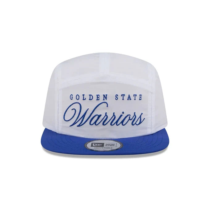 New Era Golden State Warriors NBA Draft Camper Strapback Hat product image 2, provided for visual reference and product