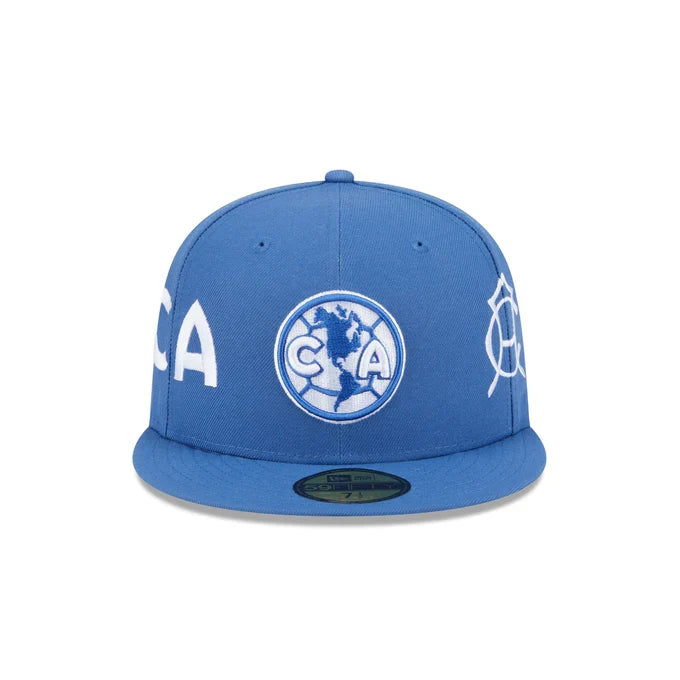 New Era Club America All Leagues 59FIFTY Fitted Hat- Indigo product image 3, provided for visual reference and product