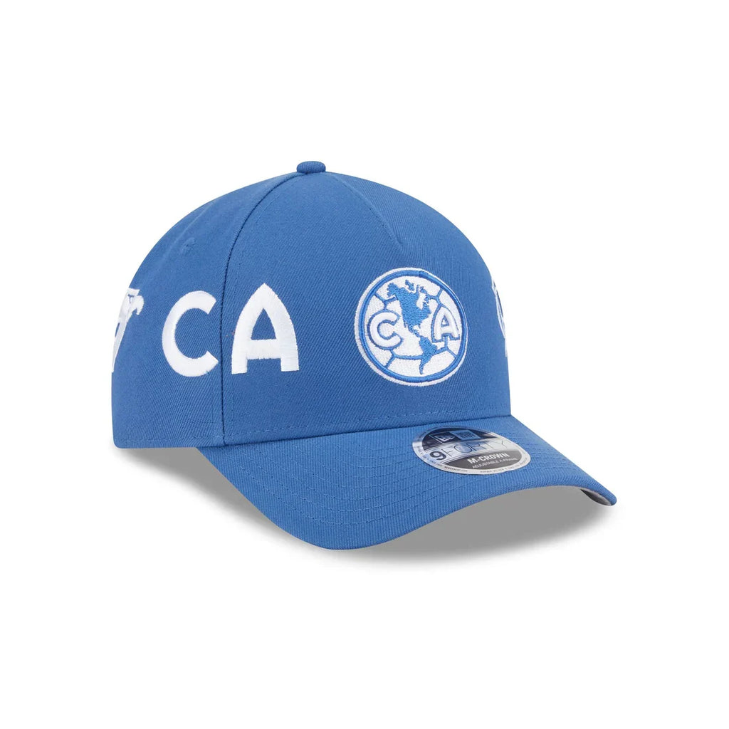 New Era Club America All League 9FORTY M-Crown A-Frame Adjustable Hat-Indigo product image 1, provided for visual reference