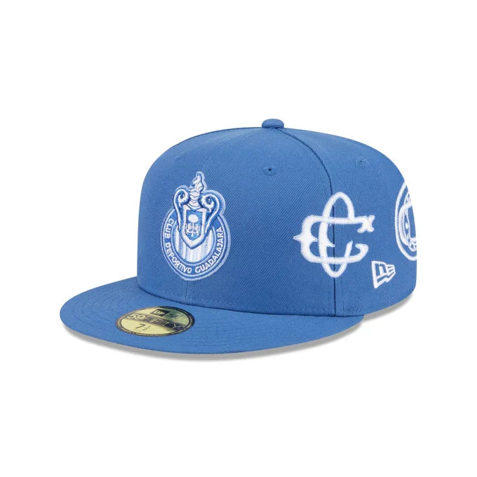 New Era Chivas All Leagues 59FIFTY Fitted Hat-Indigo product image 2, provided for visual reference and product detail review