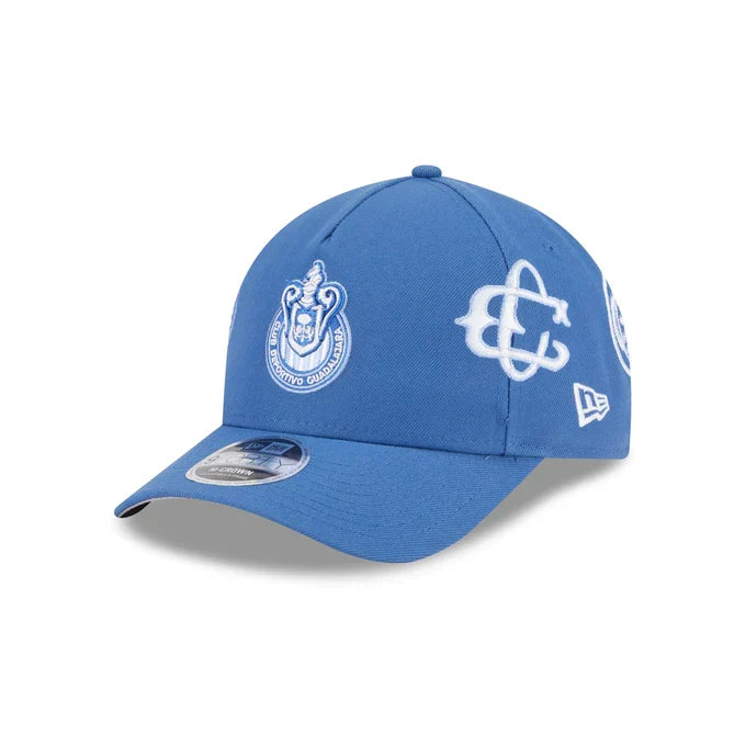 New Era Chivas De Guadalajara All League 9FORTY M-Crown A-Frame Adjustable Hat-Indigo product image 2, provided for visual