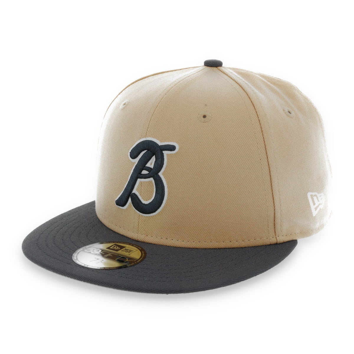 New Era Bravos De Leon Alternative LMP 59FIFTY Fitted Hat-Brown/Gray product image 2, provided for visual reference and
