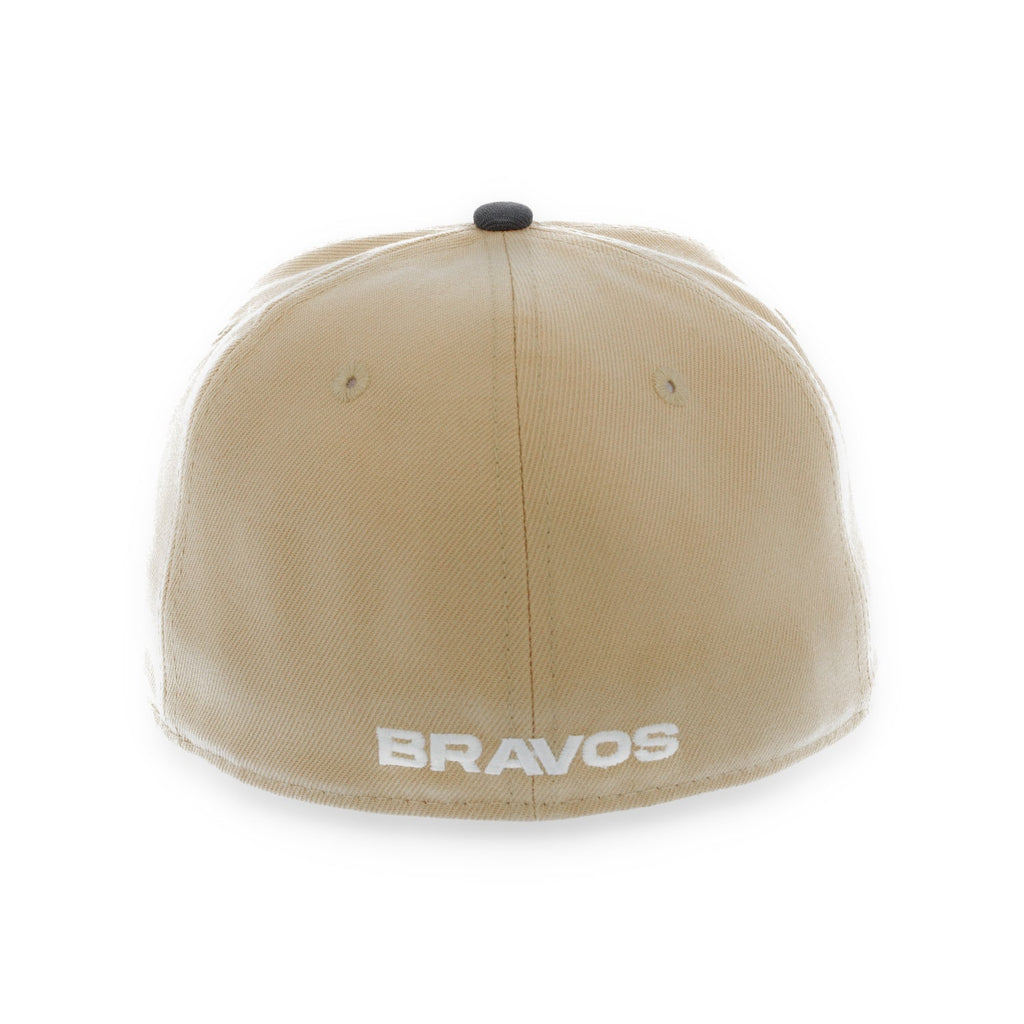 New Era Bravos De Leon Alternative LMP 59FIFTY Fitted Hat-Brown/Gray product image 4, provided for visual reference and