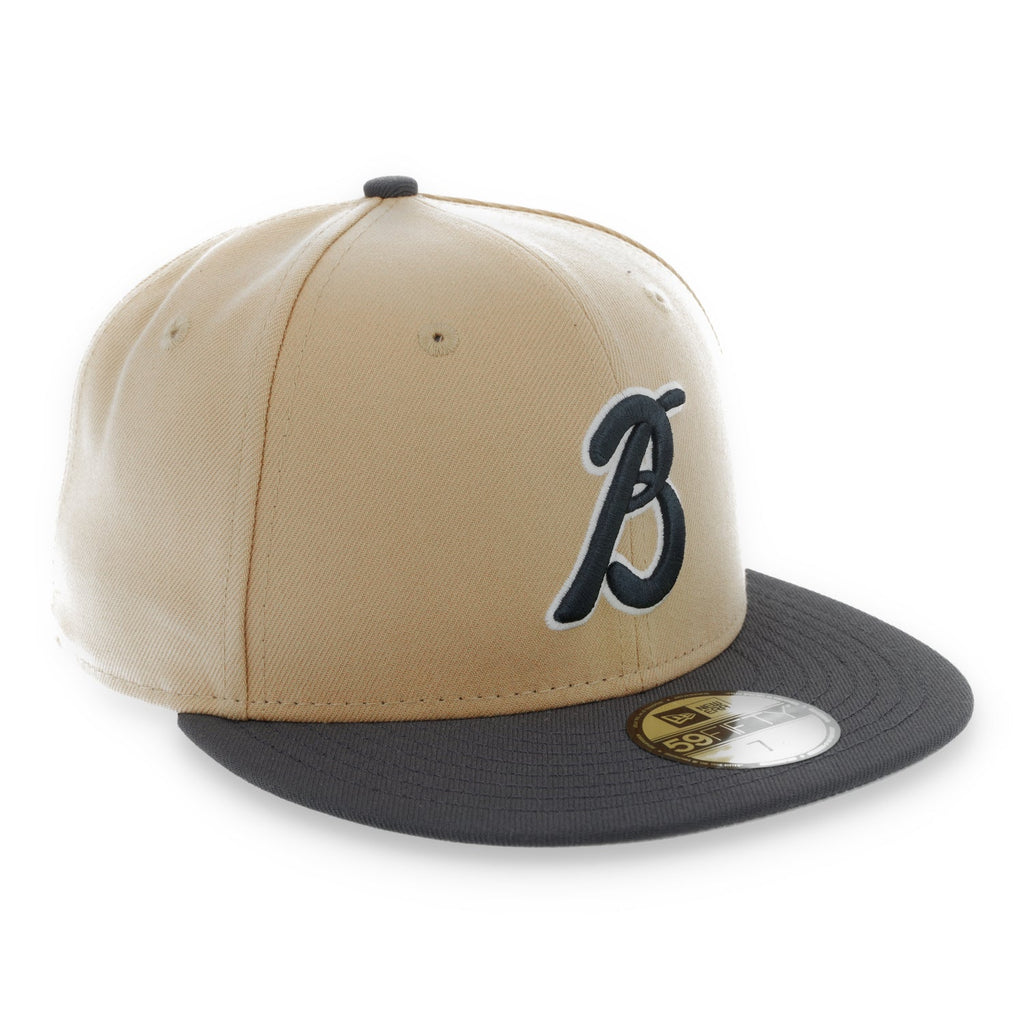 New Era Bravos De Leon Alternative LMP 59FIFTY Fitted Hat-Brown/Gray product image 6, provided for visual reference and