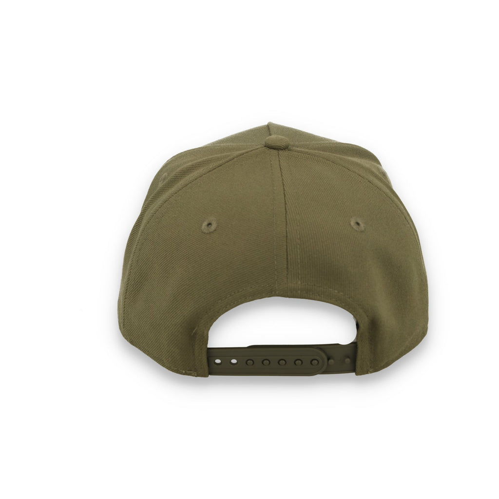 New Era Charros de Jalisco A-Frame 9FORTY Adjustable Hat-Olive/Pink product image 4, provided for visual reference and
