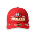 New Era San Francisco 49ers Stated 9SEVENTY Stretch-Snap Hat - Scarlet product image 1, provided for visual reference and
