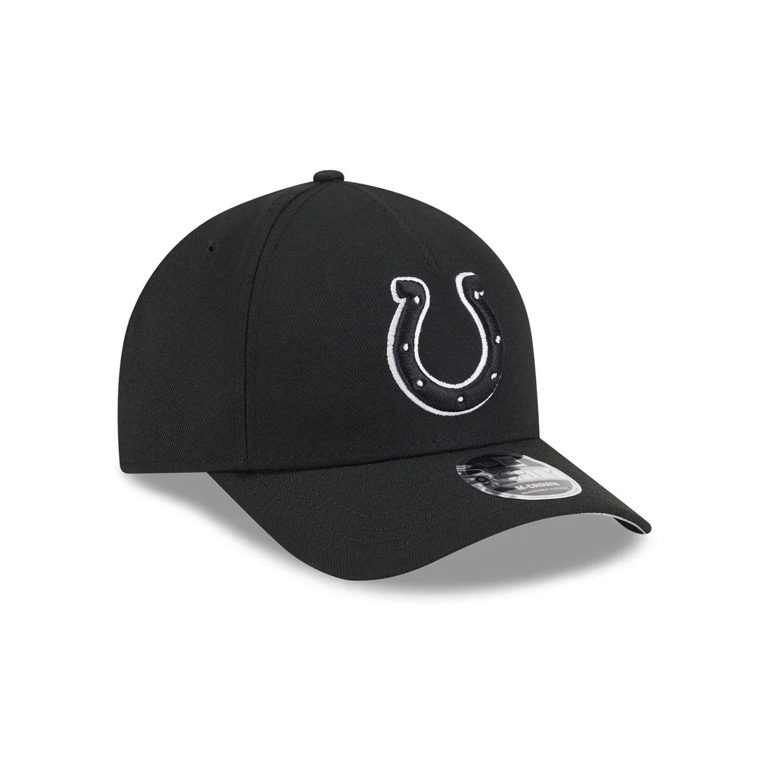 New Era Indianapolis Colts M-Crown A-FRAME 9FORTY Adjustable Hat-Black/White product image 1, provided for visual reference