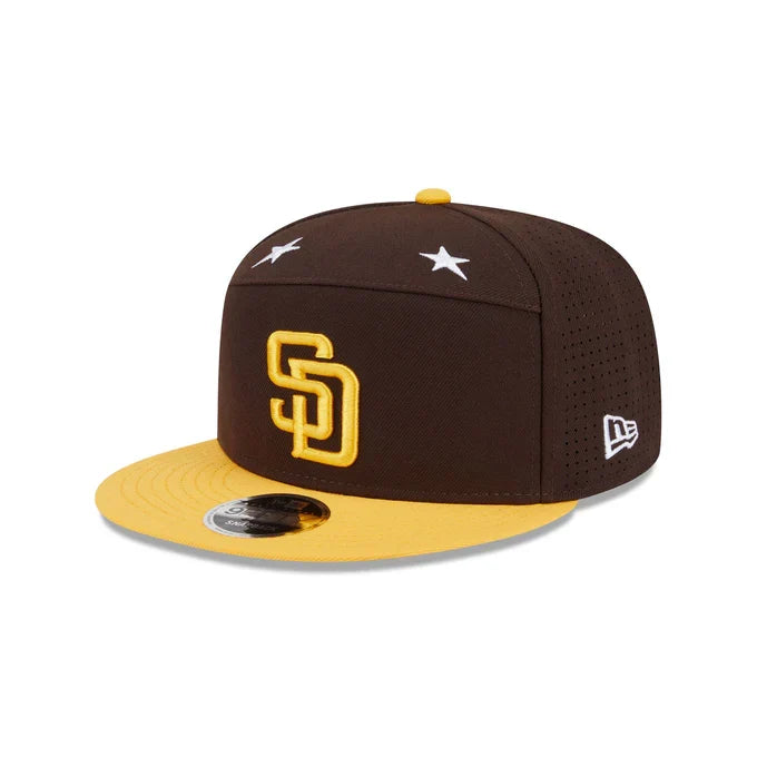 New Era San Diego Padres All Star Game 2025 Split Panel 9FIFTY Snapback Hat product image 2, provided for visual reference