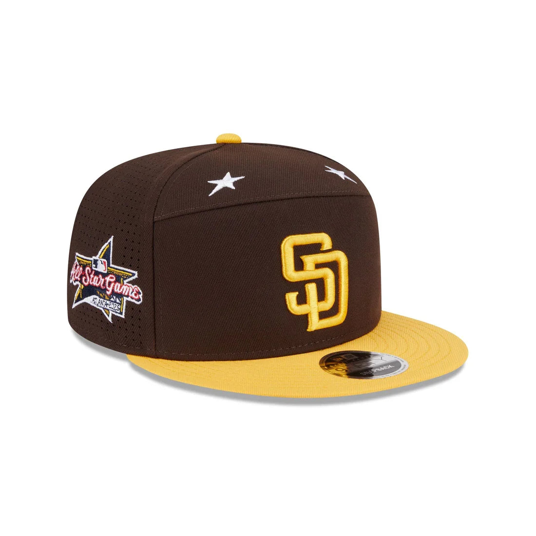 New Era San Diego Padres All Star Game 2025 Split Panel 9FIFTY Snapback Hat product image 1, provided for visual reference