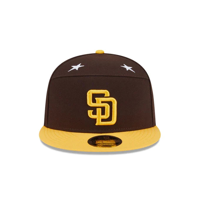 New Era San Diego Padres All Star Game 2025 Split Panel 9FIFTY Snapback Hat product image 3, provided for visual reference