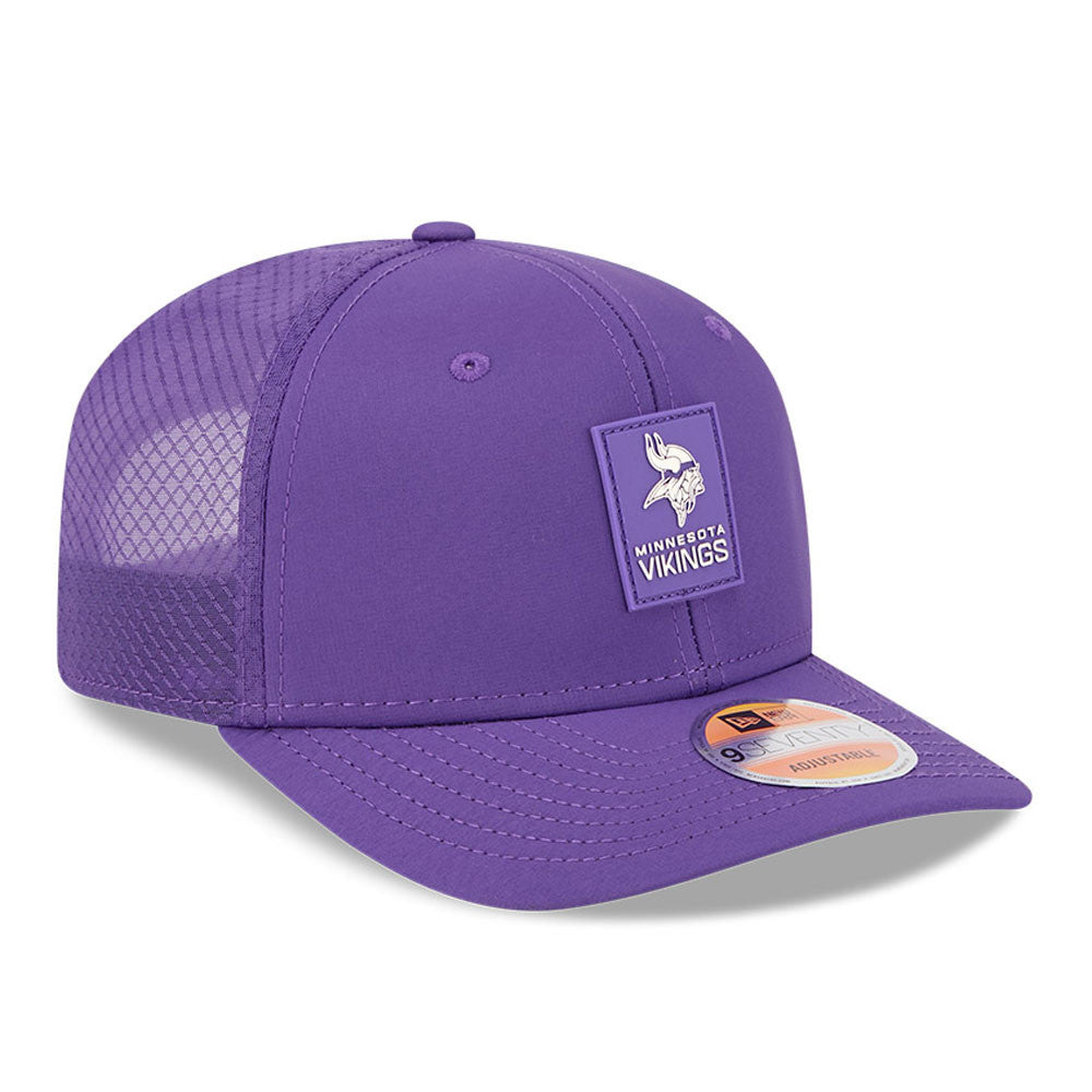 Minnesota Vikings New Era 2025 Sideline 9SEVENTY Adjustable Hat product image 3, provided for visual reference and product