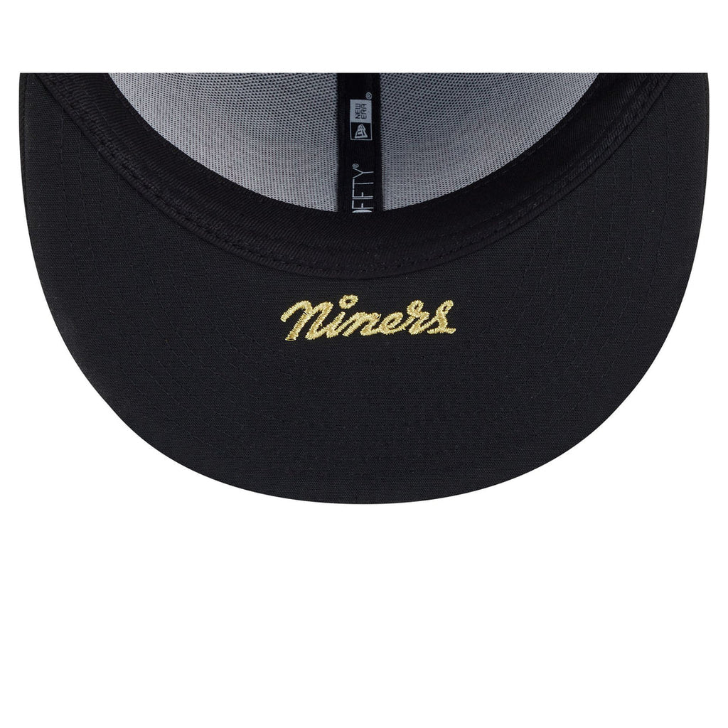 New Era San Francisco 49ers Rivalries 59FIFTY Fitted Hat-Black product image 7, provided for visual reference and product