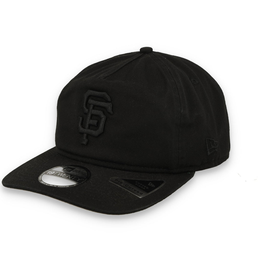 New Era San Francisco Giants 19TWENTY Pre-Curved Adjustable Snapback Hat -Black product image 2, provided for visual