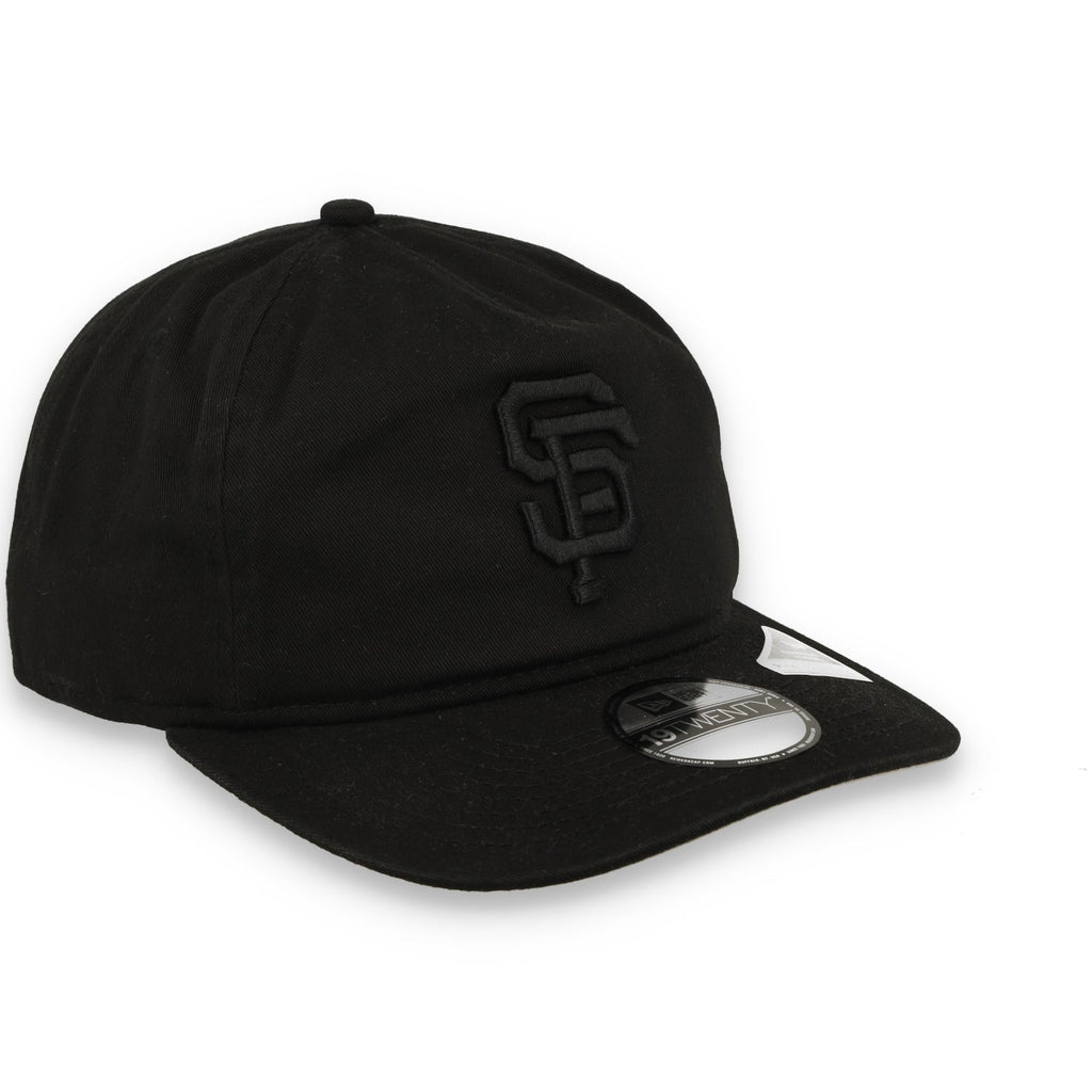 New Era San Francisco Giants 19TWENTY Pre-Curved Adjustable Snapback Hat -Black product image 1, provided for visual