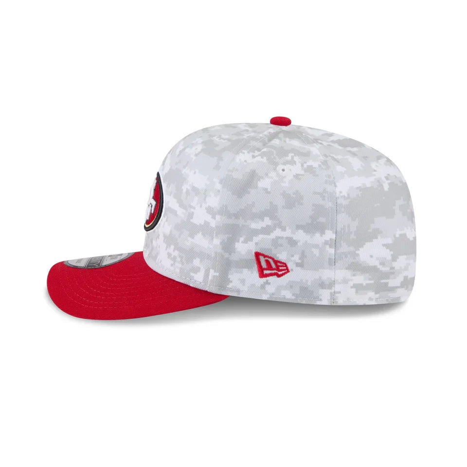 New Era San Francisco 49ers Salute to Service 9SEVENTY Snapback Hat 2025 product image 4, provided for visual reference and