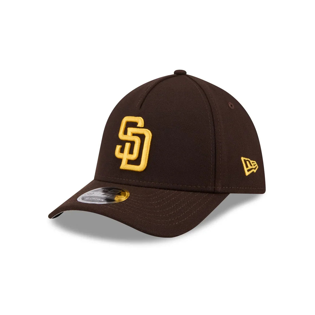 New Era San Diego Padres Poly 39THIRTY M-Crown A-Frame Stretch Fit Hat product image 2, provided for visual reference and
