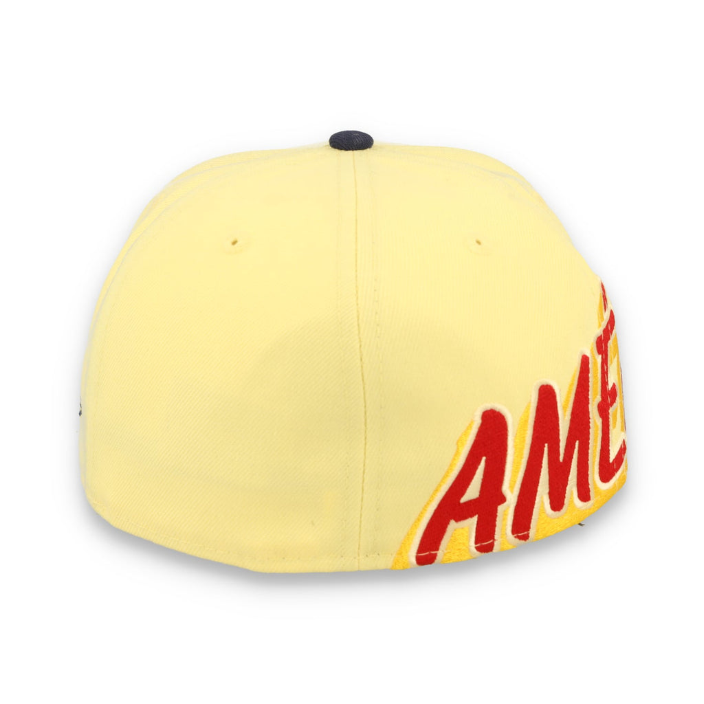 New Era Club America Official Fitted 59Fifty America Sidepatch -Yellow/Royal product image 6, provided for visual reference