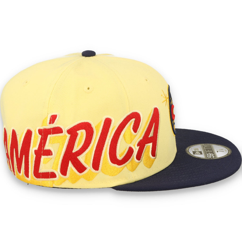 New Era Club America Official Fitted 59Fifty America Sidepatch -Yellow/Royal product image 4, provided for visual reference