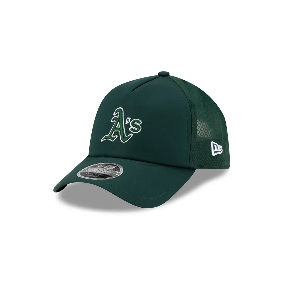 New Era Athletics 2026 Batting Practice 9FORTY APEX Trucker Snapback Hat product image 1, provided for visual reference and
