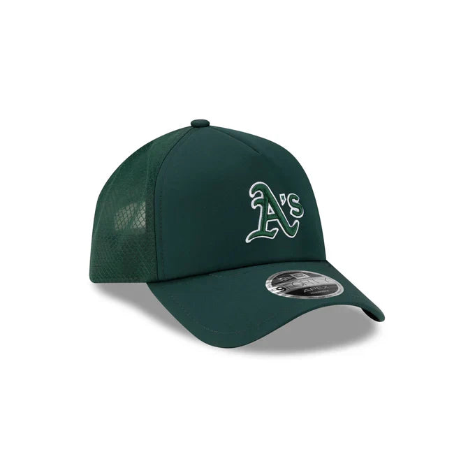 New Era Athletics 2026 Batting Practice 9FORTY APEX Trucker Snapback Hat product image 2, provided for visual reference and