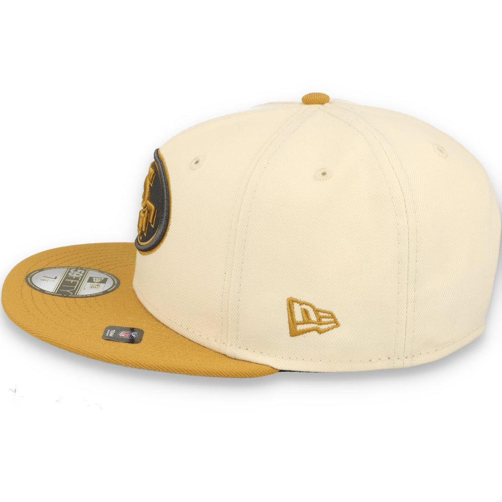 New Era San Francisco 49ers 2-Tone Color Pack 59FIFTY Fitted Hat-Tan/Bronze product image 4, provided for visual reference