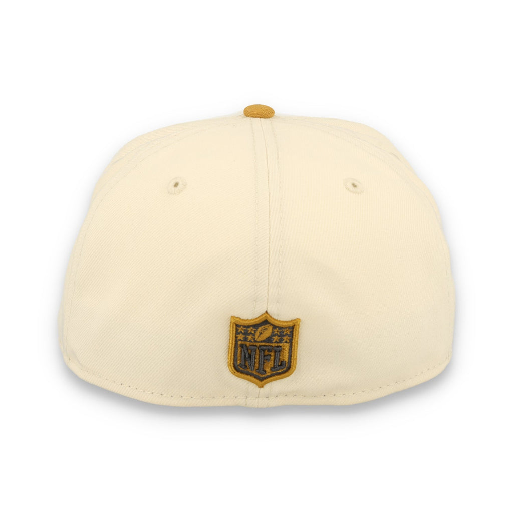New Era San Francisco 49ers 2-Tone Color Pack 59FIFTY Fitted Hat-Tan/Bronze product image 6, provided for visual reference