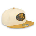 New Era San Francisco 49ers 2-Tone Color Pack 59FIFTY Fitted Hat-Tan/Bronze product image 1, provided for visual reference