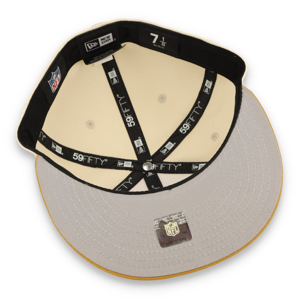 New Era San Francisco 49ers 2-Tone Color Pack 59FIFTY Fitted Hat-Tan/Bronze product image 7, provided for visual reference