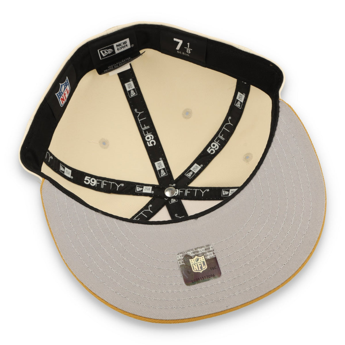New Era San Francisco 49ers 2-Tone Color Pack 59FIFTY Fitted Hat-Tan/Bronze product image 7, provided for visual reference