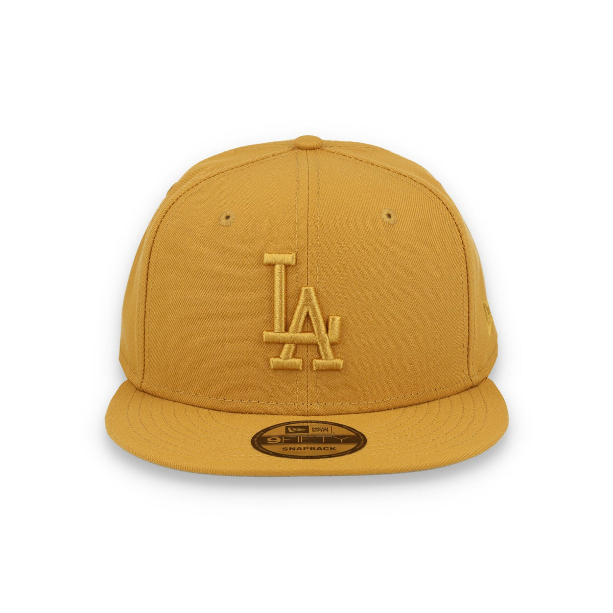New Era Los Angeles Dodgers Color Pack 9FIFTY Adjustable Snapback Hat-Khaki product image 3, provided for visual reference