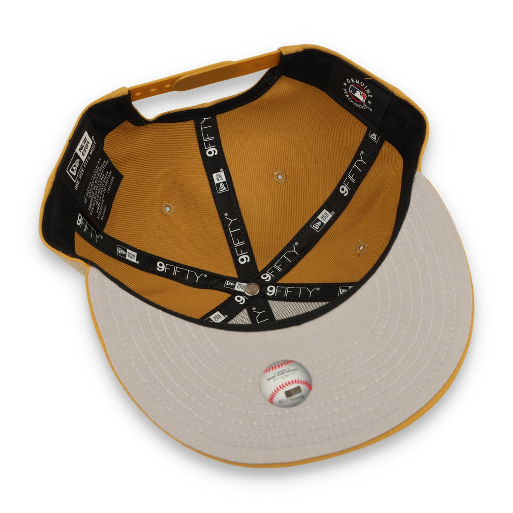 New Era New York Yankees 9FIFTY Snapback Hat - Khaki product image 7, provided for visual reference and product detail review