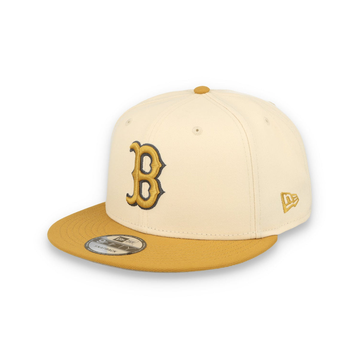 New Era Boston Red Sox 2-Tone 9FIFTY Snapback Hat-Beige /Bronze product image 1, provided for visual reference and product