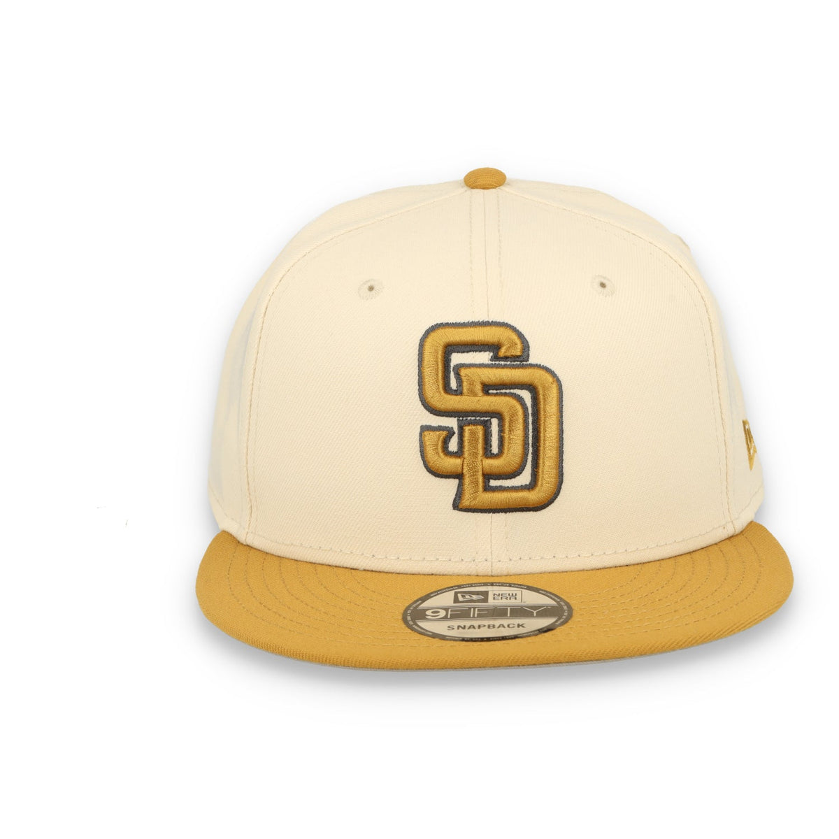 New Era San Diego Padres 2-Tone 9FIFTY Snapback Hat-Beige /Bronze product image 3, provided for visual reference and product