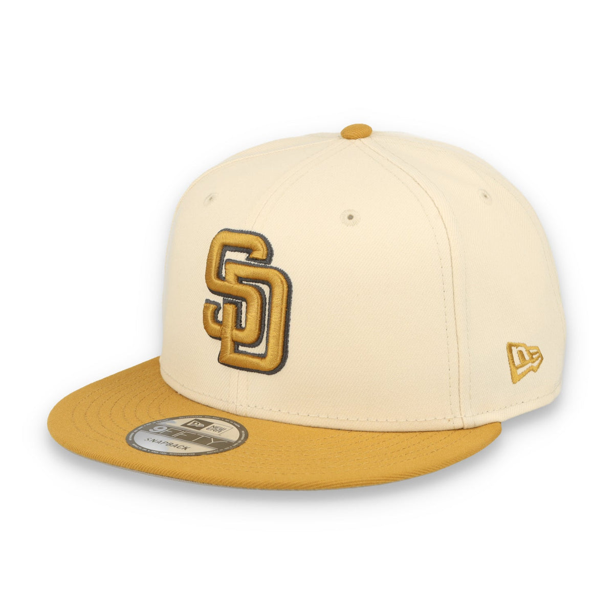New Era San Diego Padres 2-Tone 9FIFTY Snapback Hat-Beige /Bronze product image 2, provided for visual reference and product